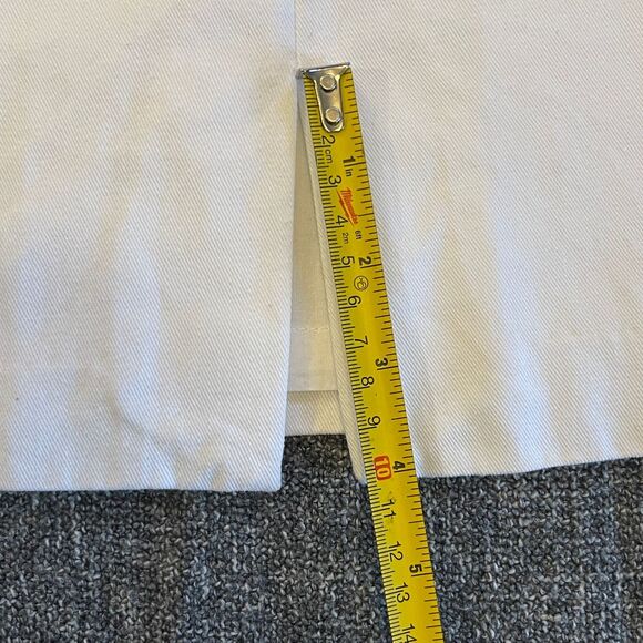 Peter Nygard White Embroidered Floral Skirt Women's size‎ 14 Back Zipper Closure - Picture 10 of 13